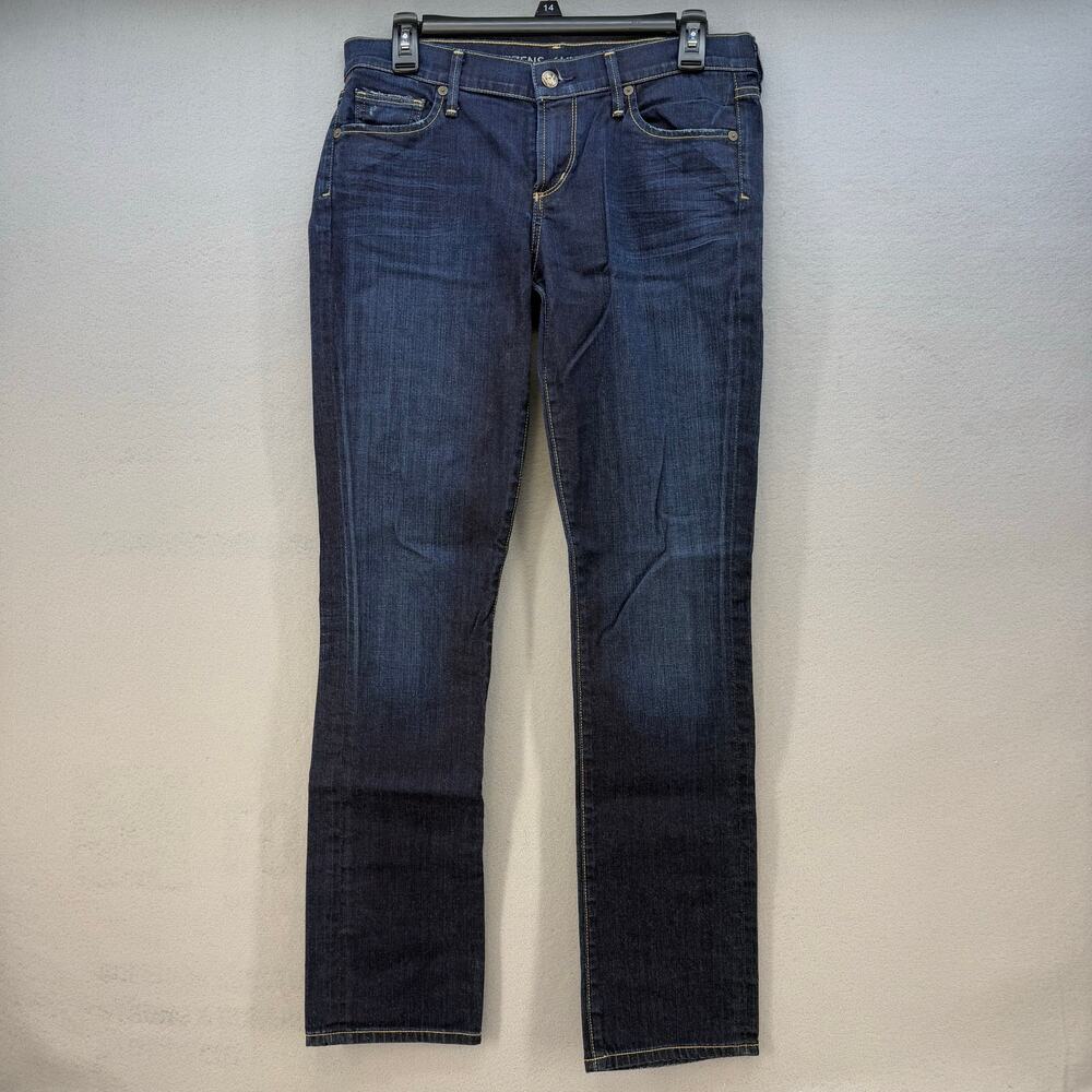 Citizens of Humanity Jeans Women's 28 (6) Dark Blue Straight Leg Classic Preppy